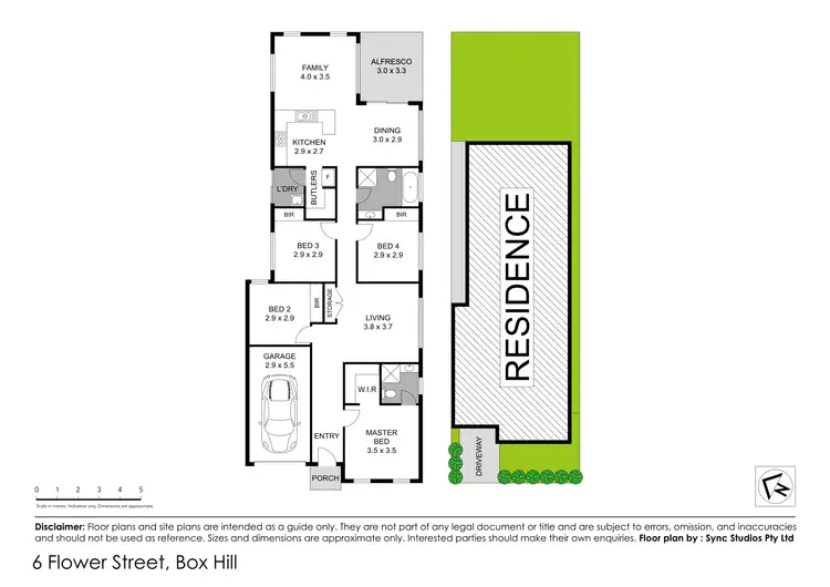 Floorplan of Homely house listing, 6 Flower Street, Box Hill NSW 2765