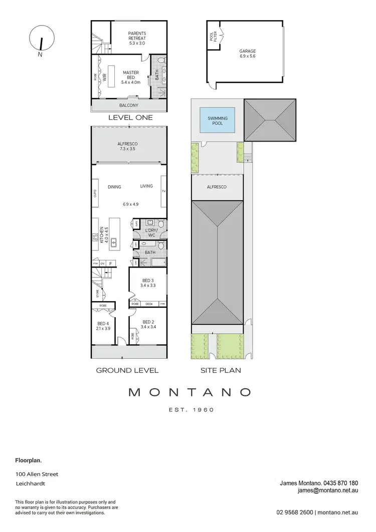 Floorplan of Homely house listing, 100 Allen Street, Leichhardt NSW 2040