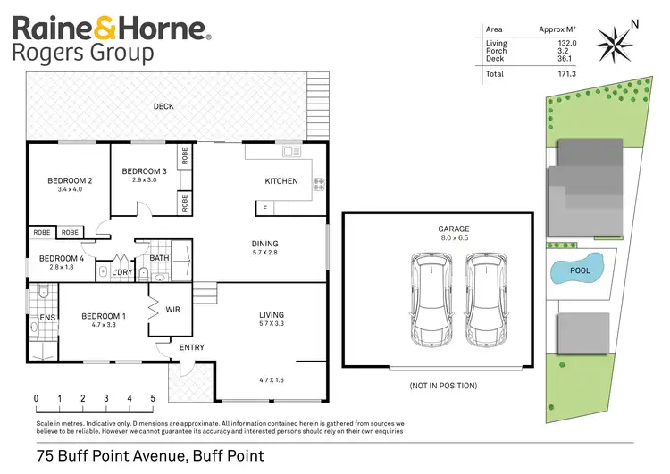 Floorplan of Homely house listing, 75 Buff Point Avenue, Buff Point NSW 2262
