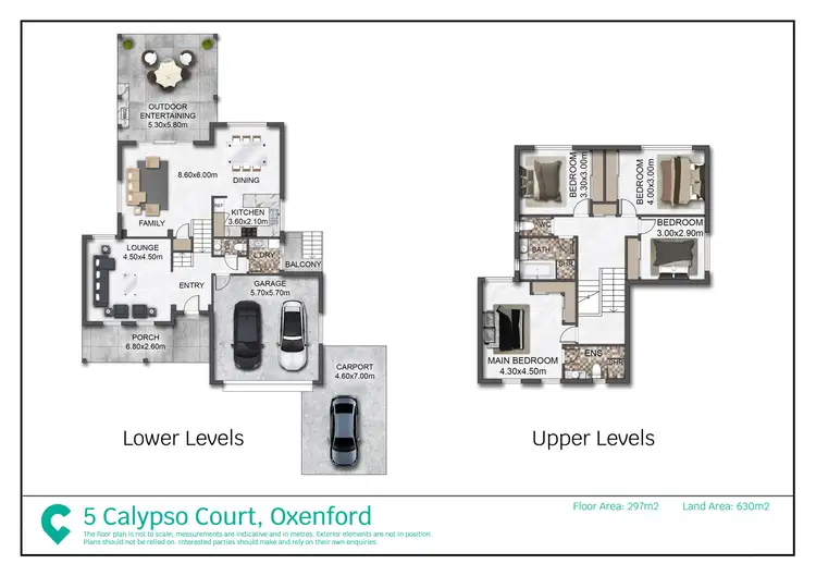 Floorplan of Homely house listing, 5 Calypso Court, Oxenford QLD 4210