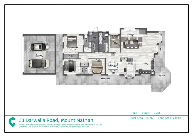 Floorplan of Homely other listing, 33 Darwalla Road, Mount Nathan QLD 4211