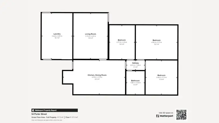 Floorplan of Homely house listing, 54 Porter St, Gayndah QLD 4625