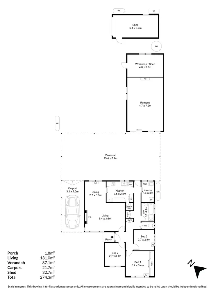 Floorplan of Homely house listing, 7 Webster Street, Klemzig SA 5087
