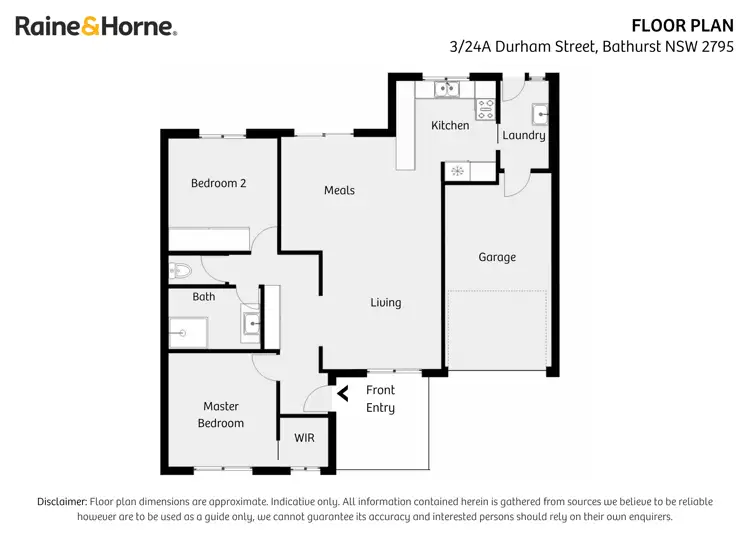 Floorplan of Homely house listing, 3/24A Durham Street, Bathurst NSW 2795