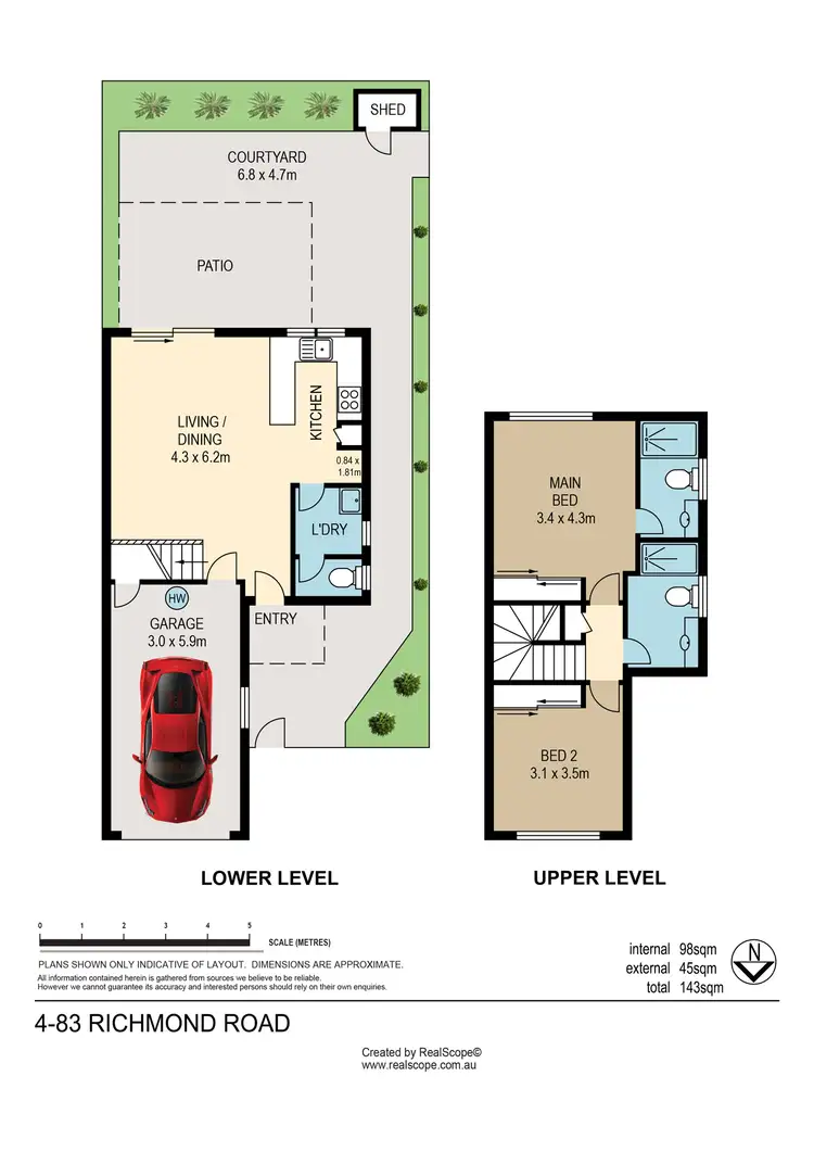 Floorplan of Homely townhouse listing, 4/83 Richmond Road, Morningside QLD 4170