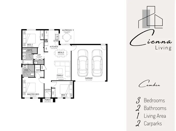 Floorplan of Homely house listing, 4 Gabriella Street, Munno Para Downs SA 5115