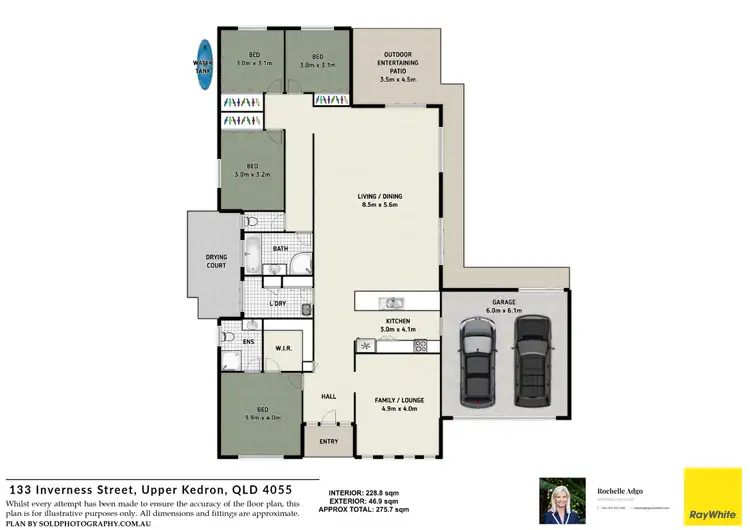 Floorplan of Homely house listing, 133 Inverness Street, Upper Kedron QLD 4055