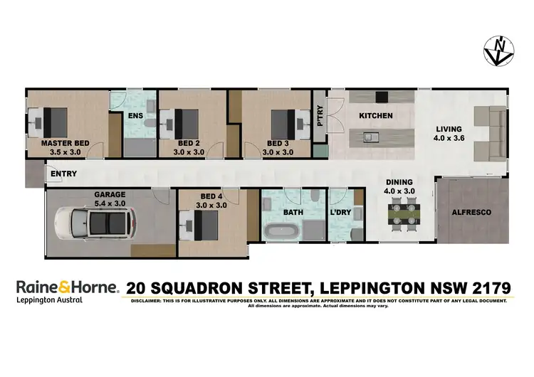 Floorplan of Homely house listing, 20 Squadron Street, Leppington NSW 2179