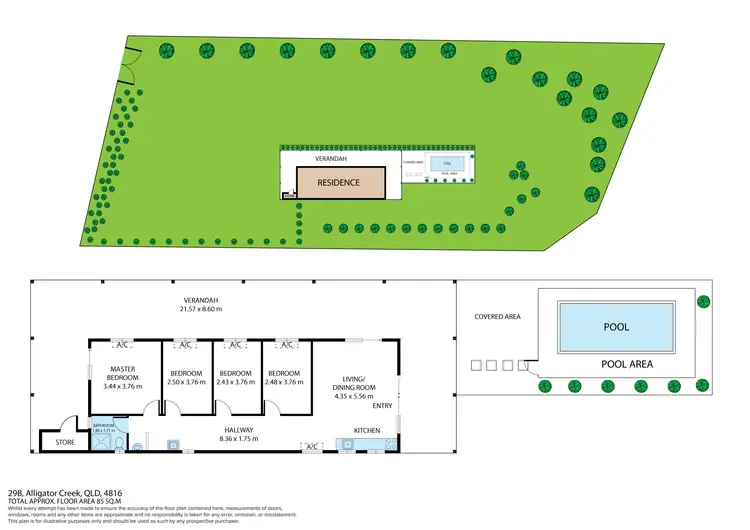 Floorplan of Homely house listing, 29B Alligator Creek Road, Alligator Creek QLD 4816