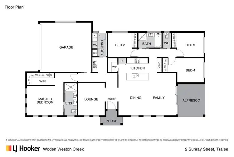 Floorplan of Homely house listing, 2 Sunray Street, Tralee NSW 2620