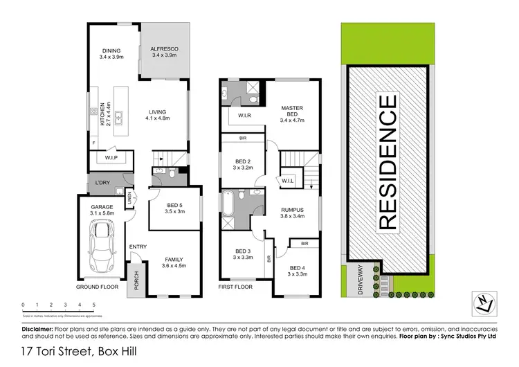 Floorplan of Homely house listing, 17 Tori Street, Box Hill NSW 2765