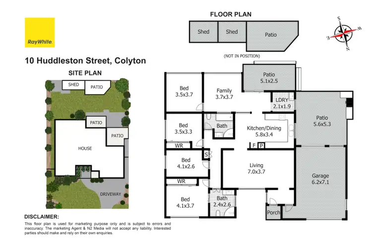 Floorplan of Homely house listing, 10 Huddleston Street, Colyton NSW 2760