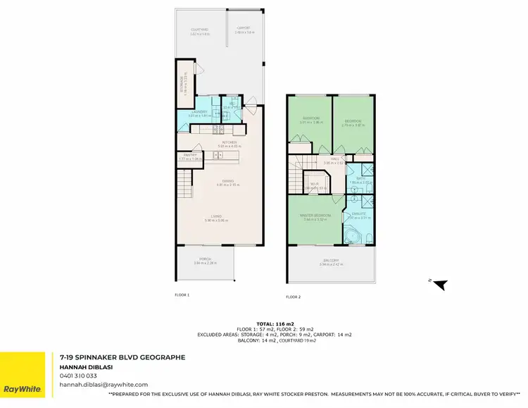 Floorplan of Homely unit listing, 7/19 Spinnaker Boulevard, Geographe WA 6280