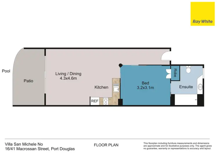 Floorplan of Homely apartment listing, 16/39-41 Macrossan Street, Port Douglas QLD 4877