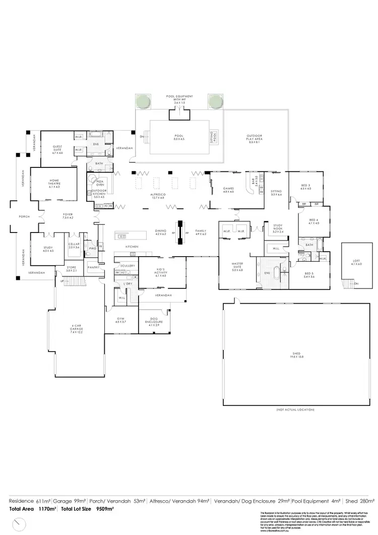 Floorplan of Homely house listing, Address available on request