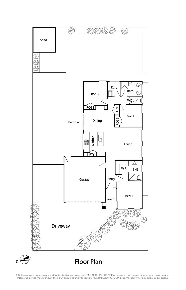 Floorplan of Homely house listing, 14 Dusky Bells Drive, Cranbourne West VIC 3977