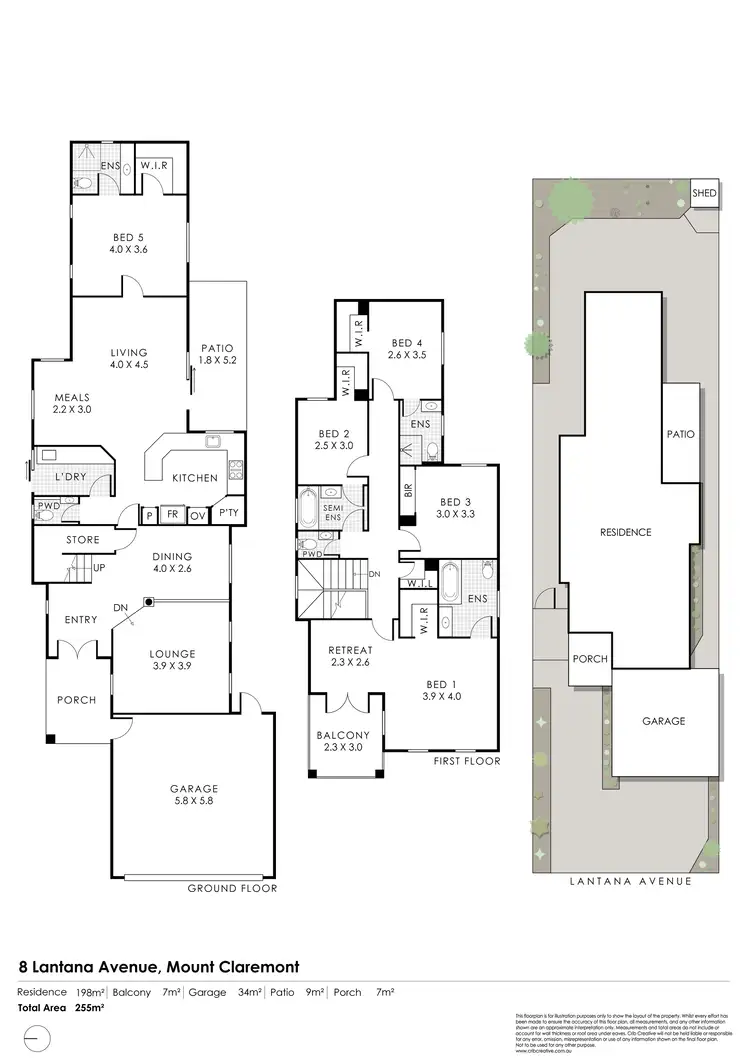 Floorplan of Homely house listing, 8 Lantana Avenue, Mount Claremont WA 6010