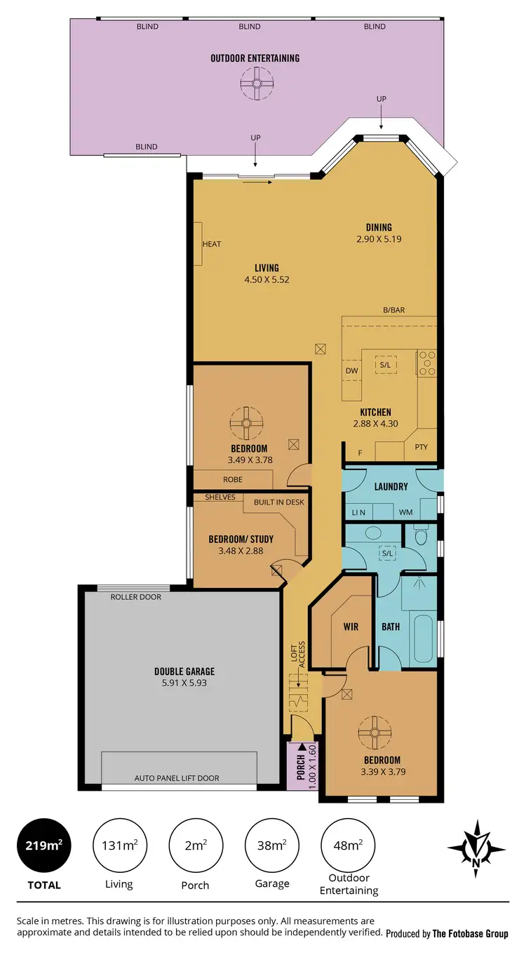 Floorplan of Homely house listing, 11 Gabriella Victoria Avenue, Woodcroft SA 5162