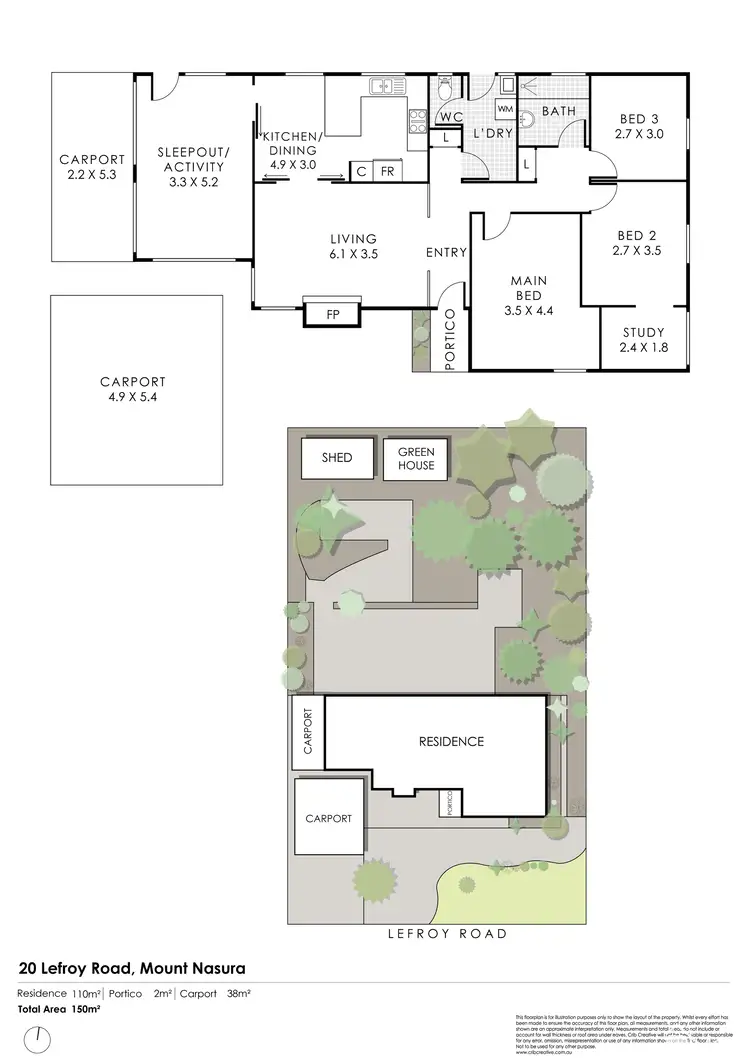 Floorplan of Homely house listing, 20 Lefroy Road, Mount Nasura WA 6112