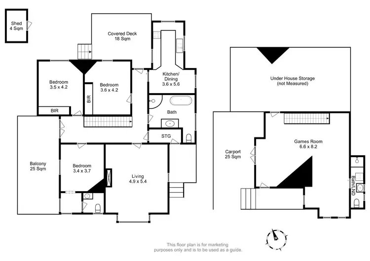 Floorplan of Homely house listing, 94 Karoola Road, Lindisfarne TAS 7015
