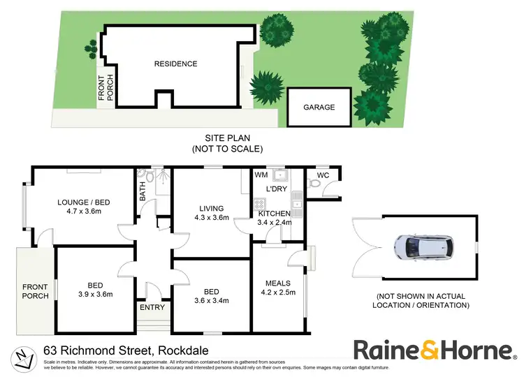 Floorplan of Homely house listing, 63 Richmond Street, Rockdale NSW 2216
