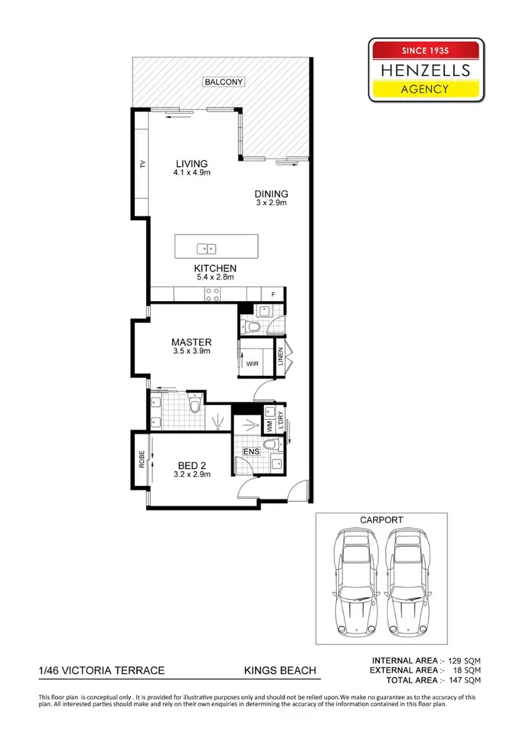 Floorplan of Homely unit listing, 1/46 Victoria Terrace, Kings Beach QLD 4551