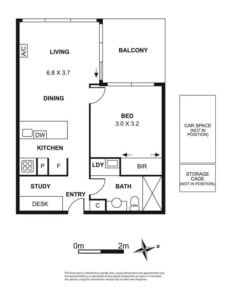 Floorplan of Homely apartment listing, 509/33 Judd Street, Richmond VIC 3121