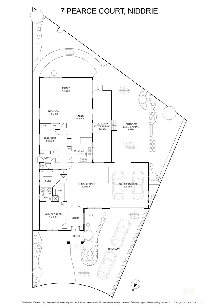Floorplan of Homely house listing, 7 Pearce Court, Niddrie VIC 3042