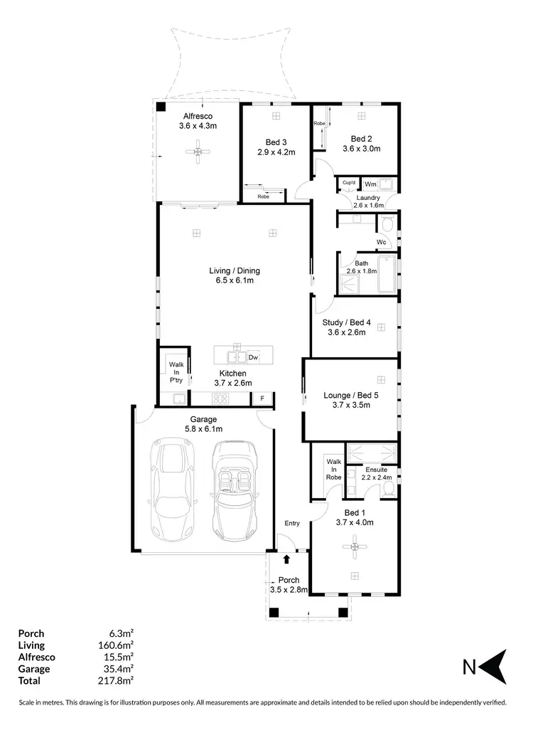 Floorplan of Homely house listing, 21 Owen Place, Morphett Vale SA 5162