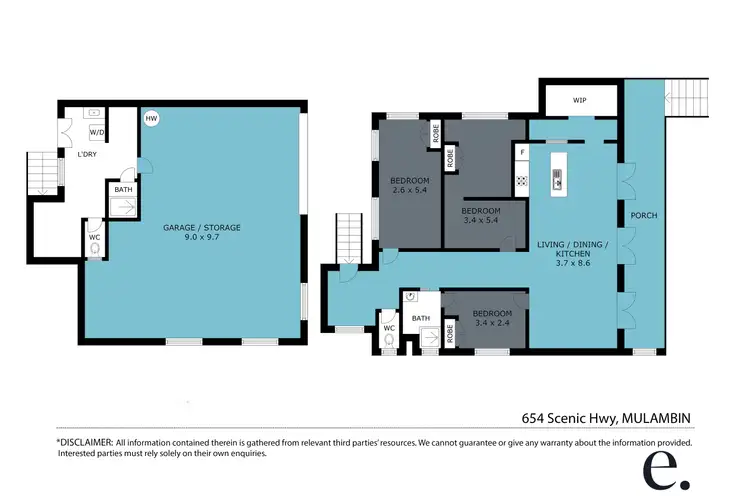 Floorplan of Homely house listing, 654 Scenic Highway, Mulambin QLD 4703
