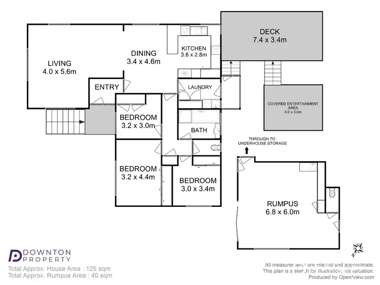 Floorplan of Homely house listing, 14 Bosco Drive, Glenorchy TAS 7010
