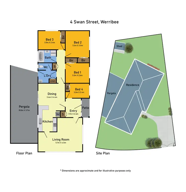 Floorplan of Homely house listing, 4 Swan Street, Werribee VIC 3030