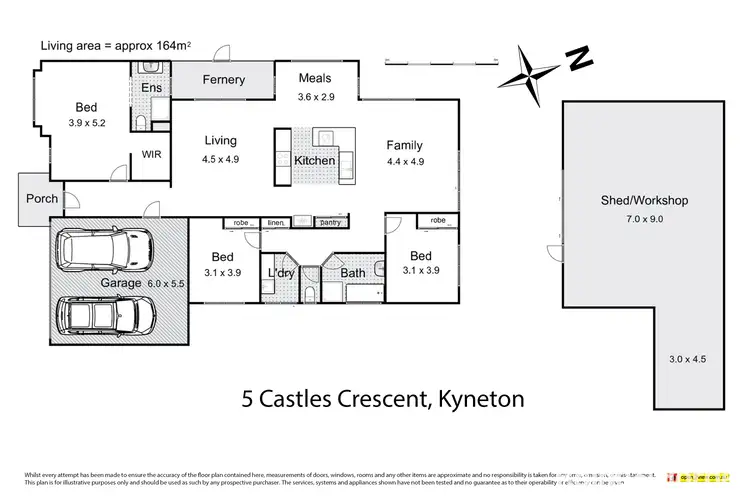 Floorplan of Homely house listing, 5 Castles Crescent, Kyneton VIC 3444