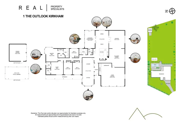 Floorplan of Homely house listing, 1 The Outlook, Kirkham NSW 2570