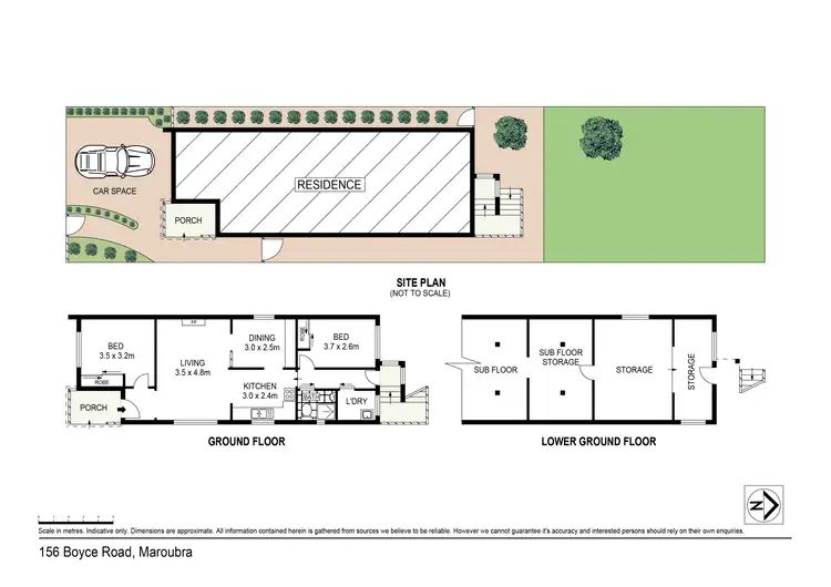Floorplan of Homely house listing, 156 Boyce Road, Maroubra NSW 2035