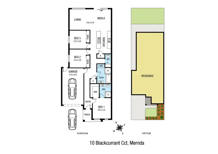 Floorplan of Homely house listing, 10 Blackcurrant Circuit, Mernda VIC 3754