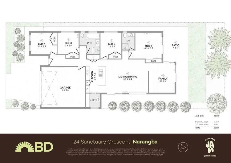 Floorplan of Homely house listing, 24 Sanctuary Crescent, Narangba QLD 4504