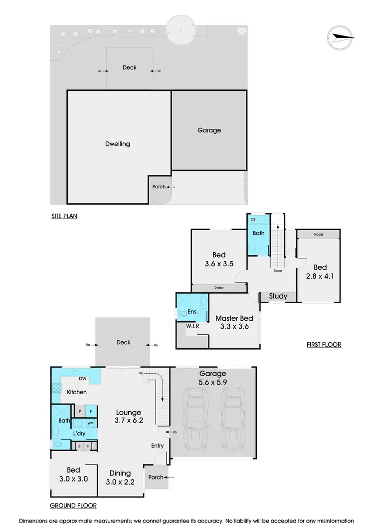 Floorplan of Homely townhouse listing, 2/25 Selworthy Avenue, Oakleigh South VIC 3167