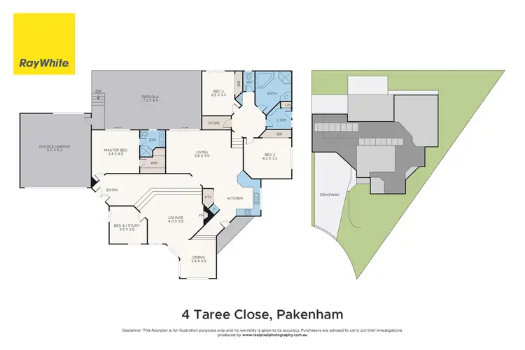 Floorplan of Homely house listing, 4 Taree Close, Pakenham VIC 3810