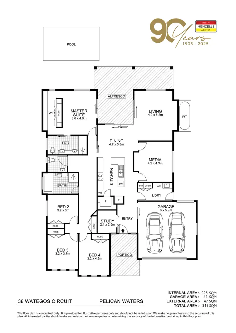 Floorplan of Homely house listing, 38 Wategos Circuit, Pelican Waters QLD 4551