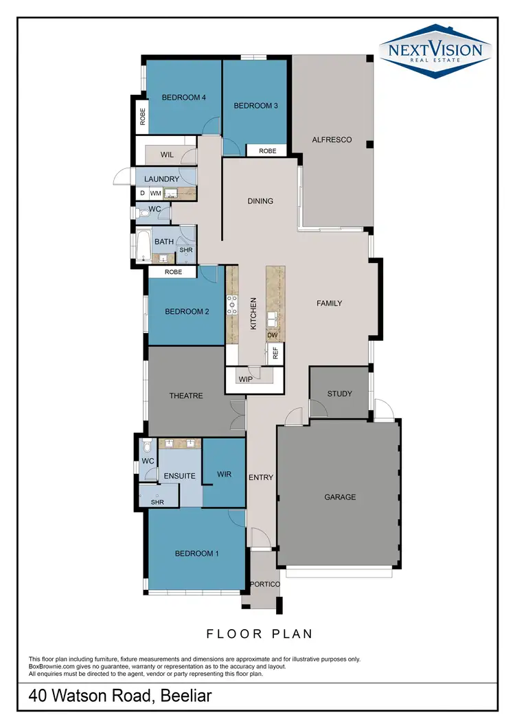 Floorplan of Homely house listing, 40 Watson Road, Beeliar WA 6164