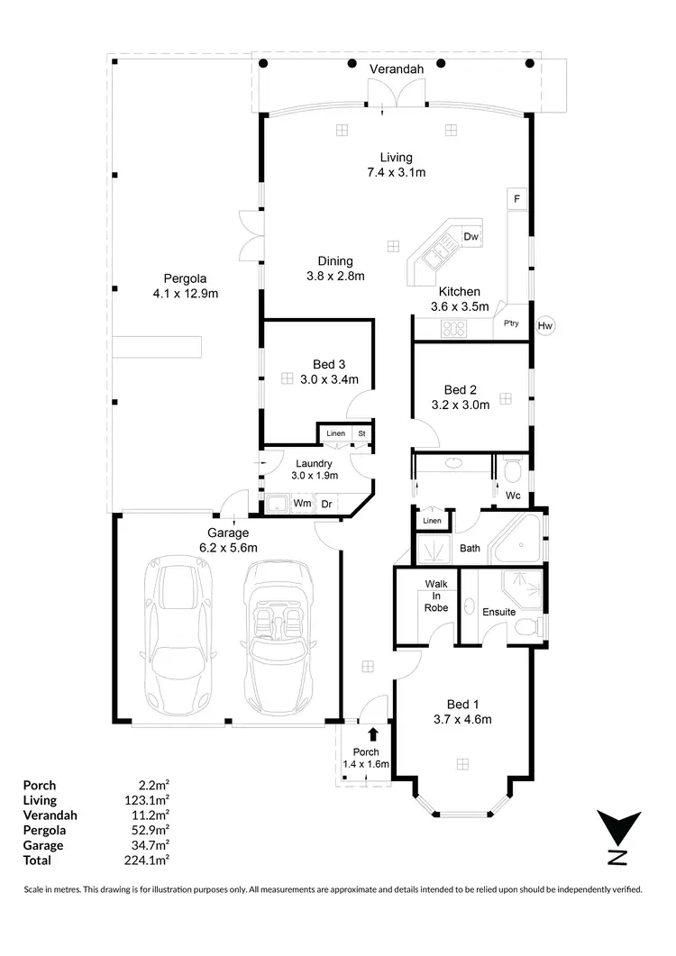 Floorplan of Homely house listing, 3 Kingswood Road, Windsor Gardens SA 5087