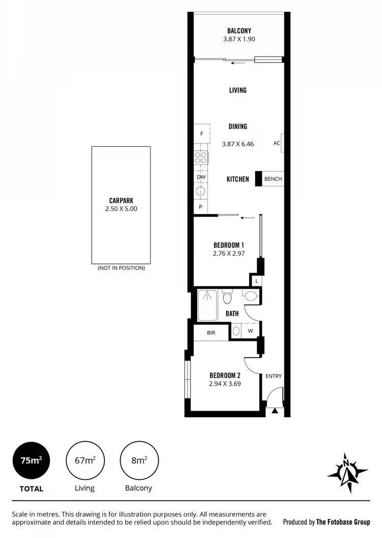 Floorplan of Homely apartment listing, 79/45 York Street, Adelaide SA 5000