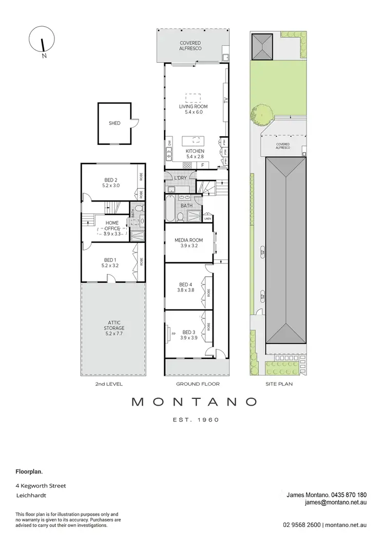 Floorplan of Homely house listing, 4 Kegworth Street, Leichhardt NSW 2040
