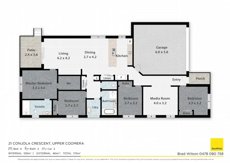 Floorplan of Homely house listing, 21 Conjola Crescent, Upper Coomera QLD 4209