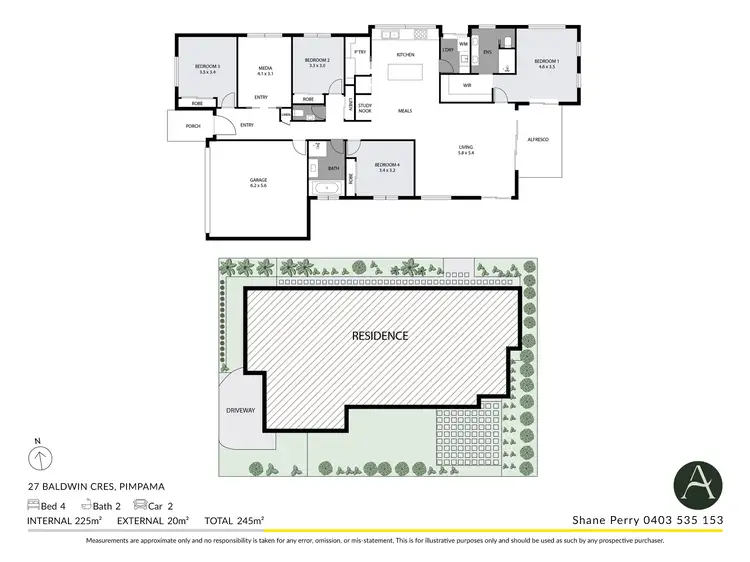 Floorplan of Homely house listing, 27 Baldwin Crescent, Pimpama QLD 4209