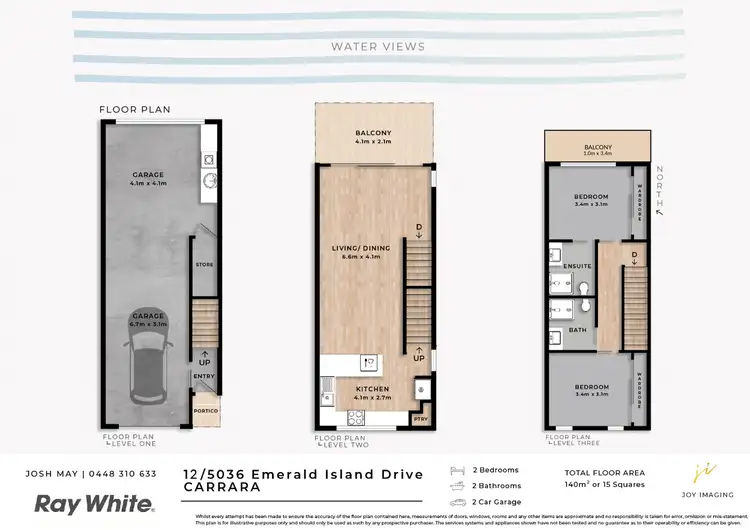 Floorplan of Homely townhouse listing, 12/5036 Emerald Island Drive, Carrara QLD 4211