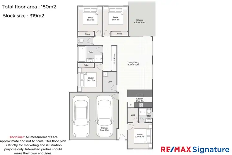 Floorplan of Homely house listing, 8 Bayes Road, Logan Reserve QLD 4133