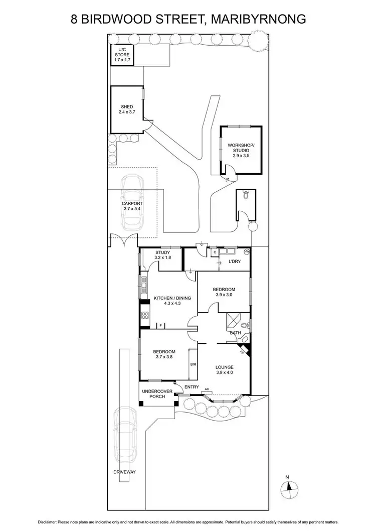 Floorplan of Homely house listing, 8 Birdwood Street, Maribyrnong VIC 3032