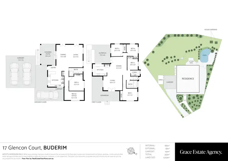 Floorplan of Homely house listing, 17 Glencon Court, Buderim QLD 4556